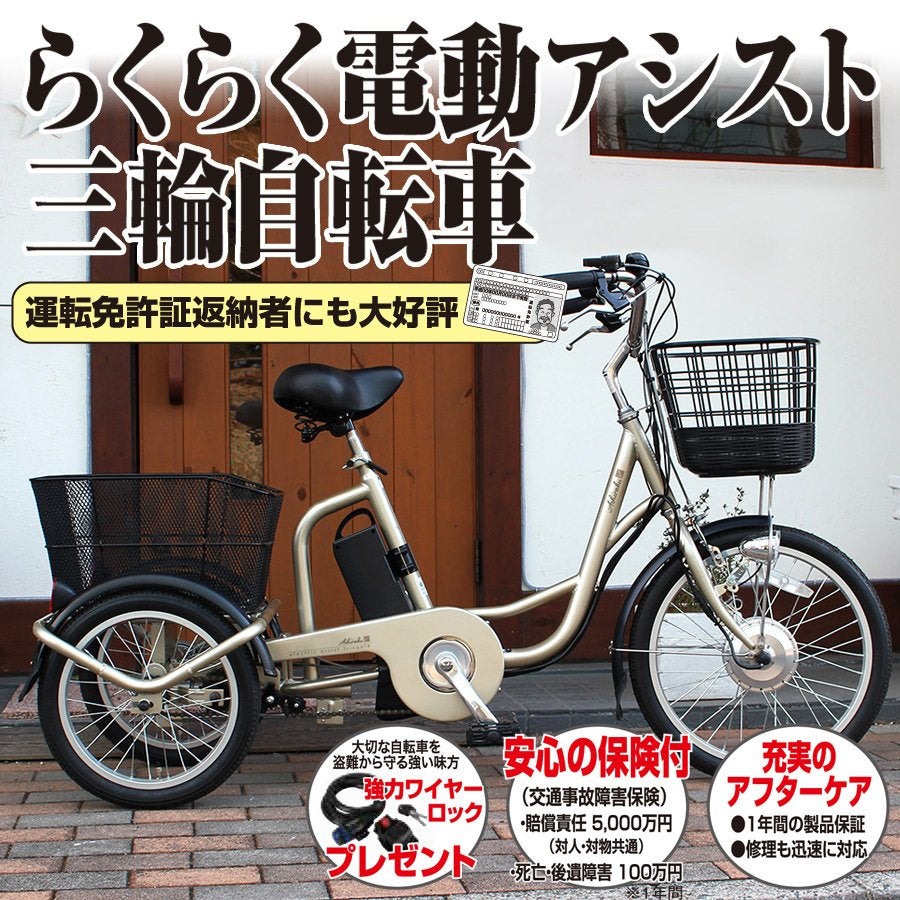 ブリジストン 電動 三輪 自転車